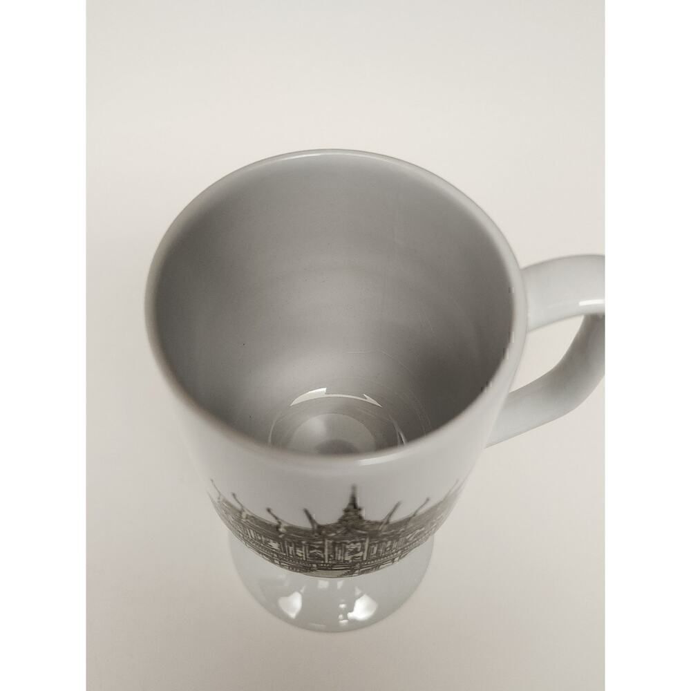 Kaysons International Pedestal Coffee Mugs Lot Of 4 Vtg 1965 Historical Landmark - Picture 7 of 12